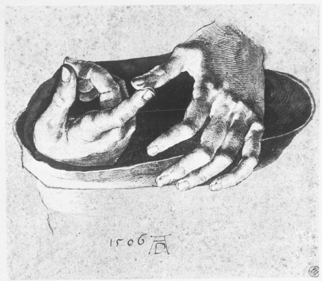 Albrecht Dürer -DieHände des zwölfjährige Christus