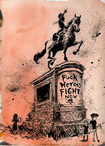 fuck heroes fight now, molly crabapple 