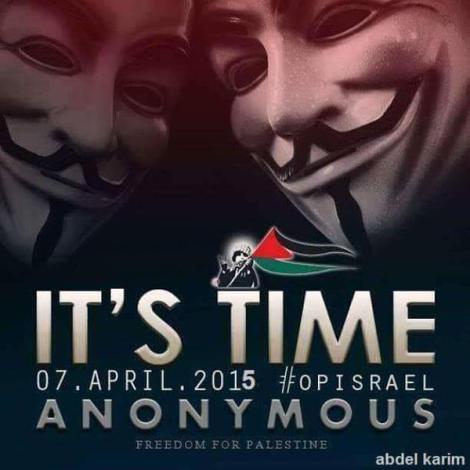 OpIsrael Anons via @Op_Israel on Twitter